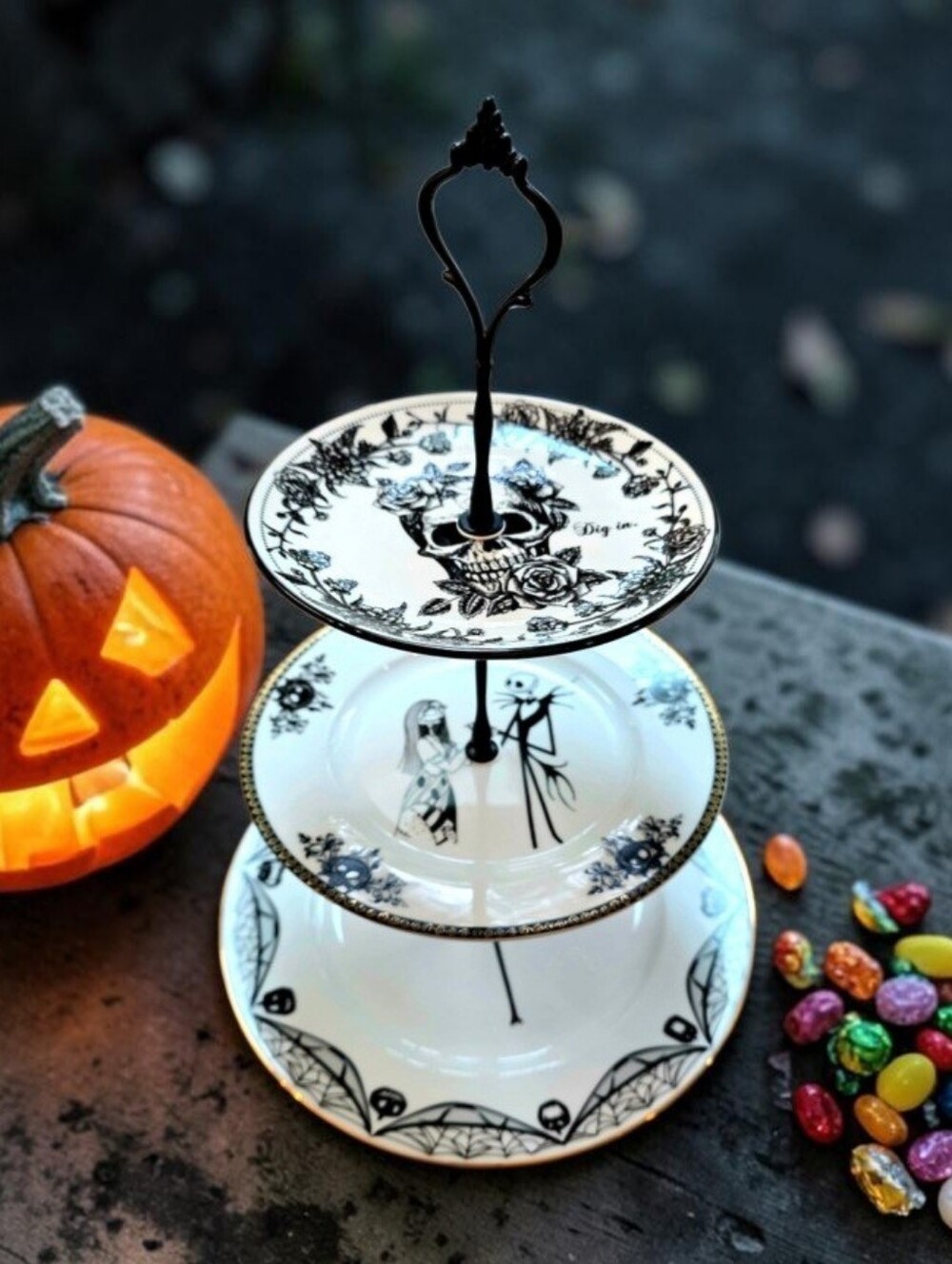Nightmare Before Christmas 3-Tier Tray